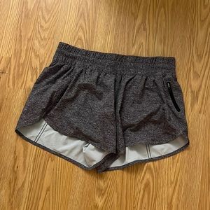 gray lululemon shorts